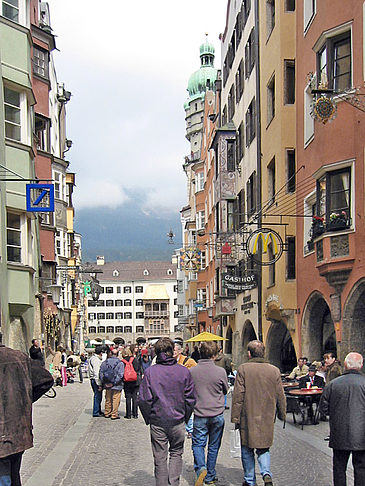 Einkaufsstraße in Innsbruck Fotos