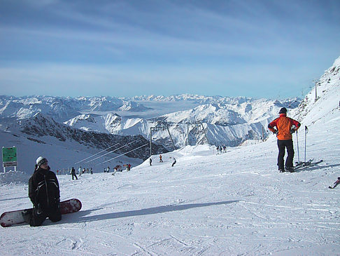 Foto Die Piste hinunter - Tux